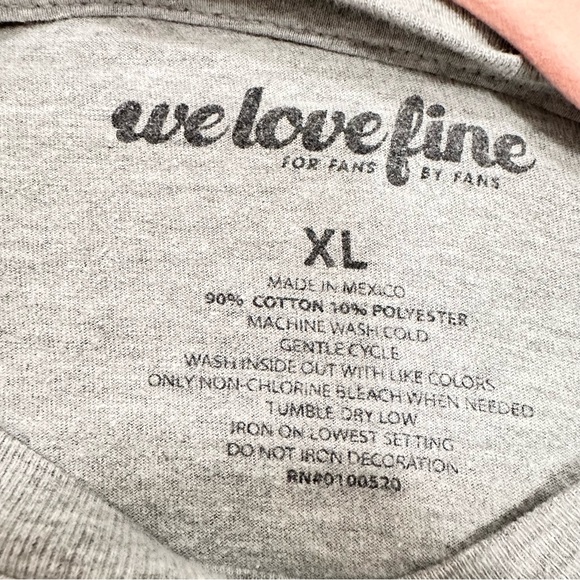 4/$20 X-Large Gray NASA Oversized T-Shirt 0024 - Picture 4 of 6